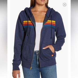 Aviator nation 5 stripe hoodie